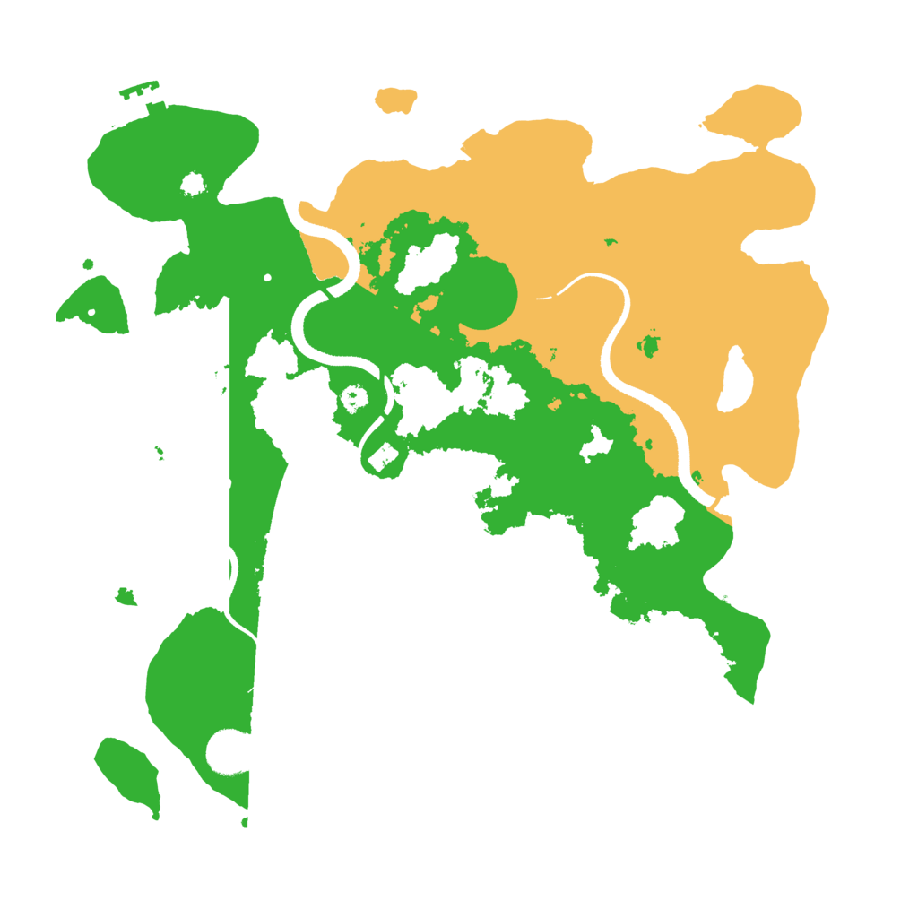 Biome Rust Map: Procedural Map, Size: 3500, Seed: 235956839