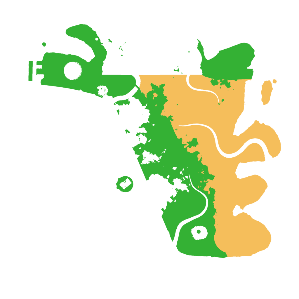 Biome Rust Map: Procedural Map, Size: 3000, Seed: 733432498