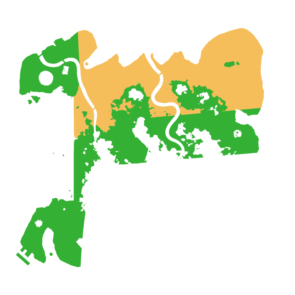 Biome Rust Map: Procedural Map, Size: 3700, Seed: 1540087167