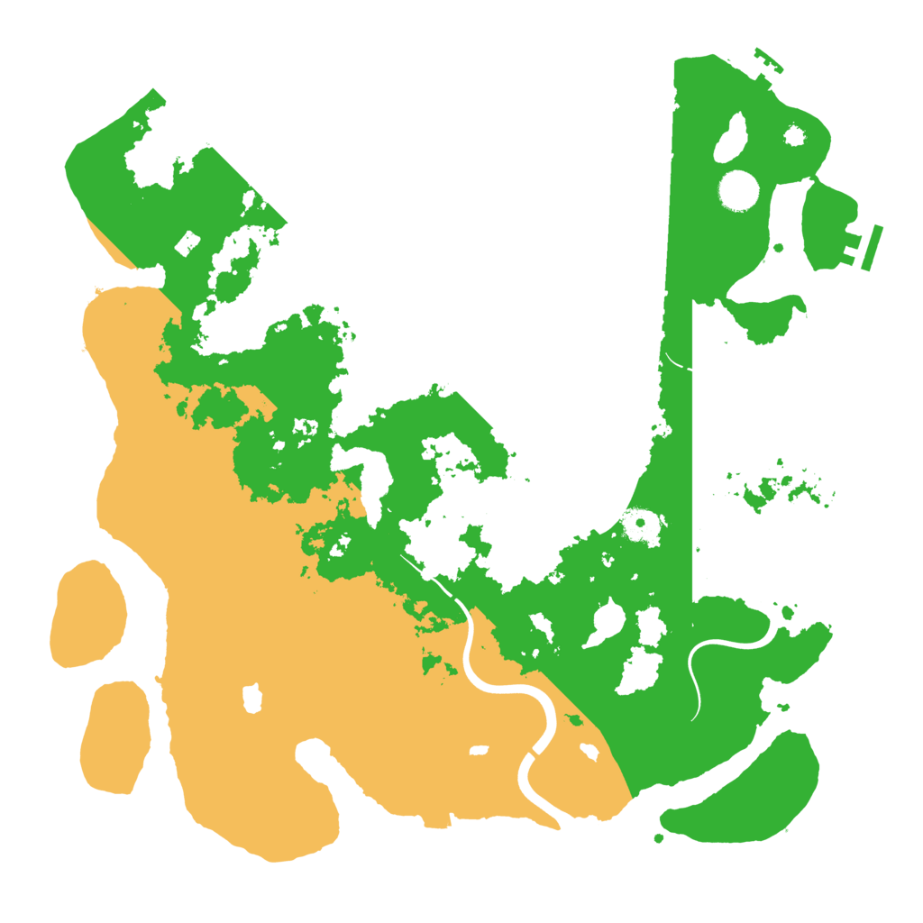 Biome Rust Map: Procedural Map, Size: 4000, Seed: 41764165