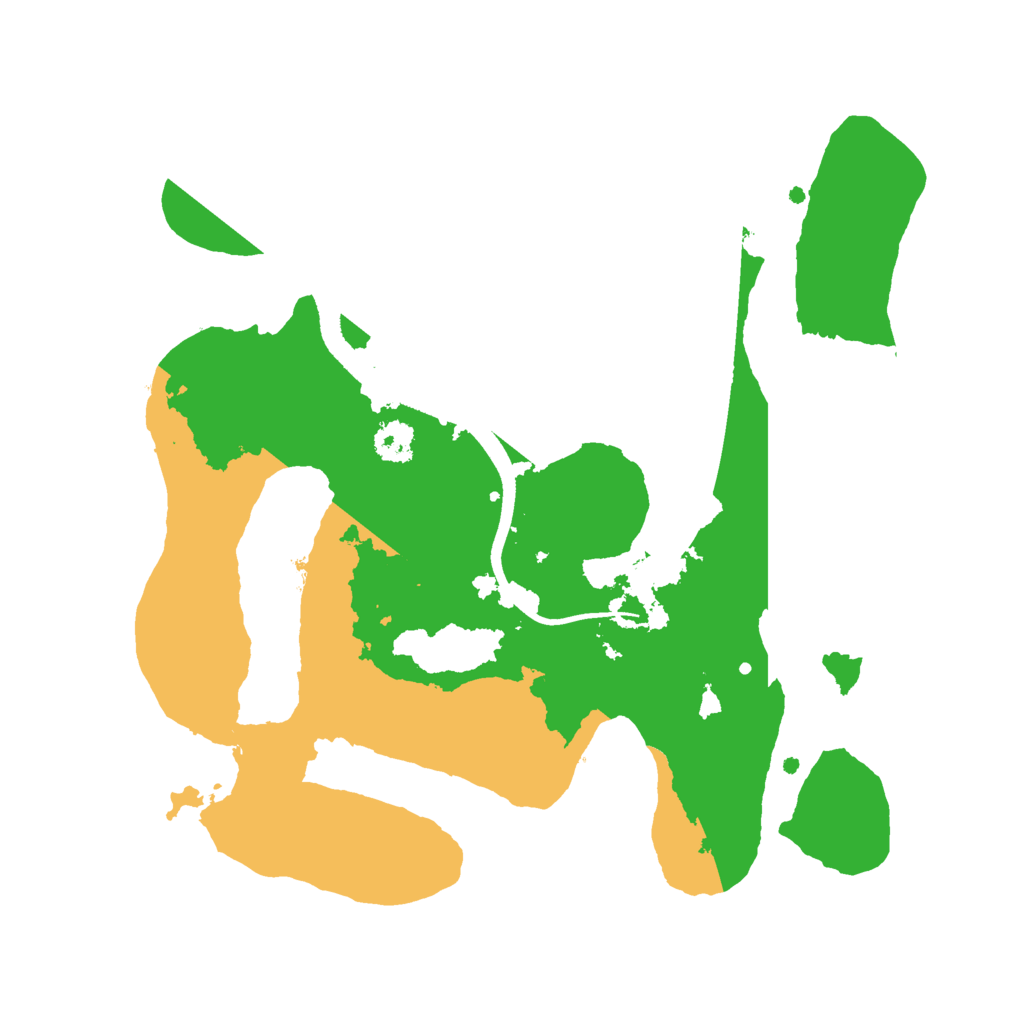 Biome Rust Map: Procedural Map, Size: 2500, Seed: 1917874021