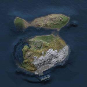Thumbnail Rust Map: Procedural Map, Size: 1425, Seed: 617715525, 3 Monuments