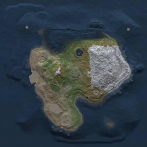 Thumbnail Rust Map: Procedural Map, Size: 2000, Seed: 1129975518, 4 Monuments