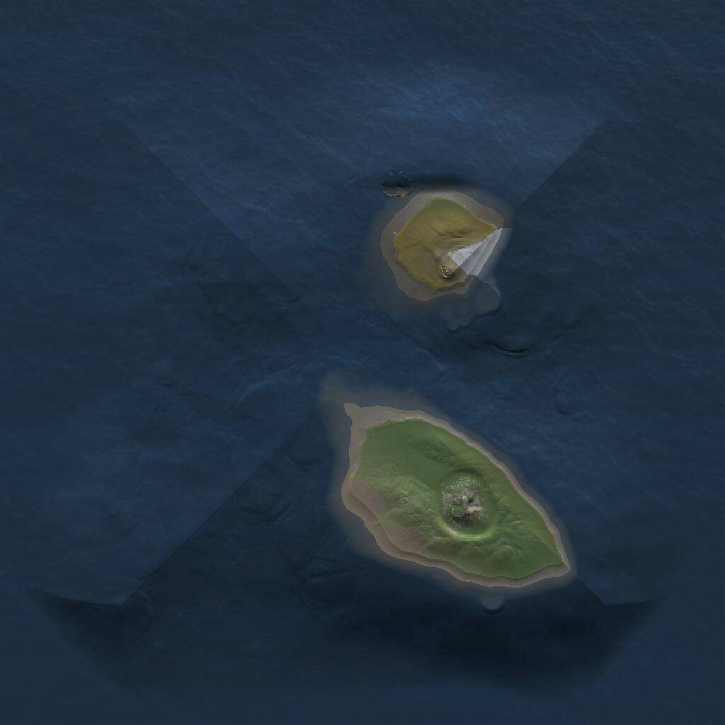 Rust Map: Procedural Map, Size: 1000, Seed: 1284191920, 1 Monuments
