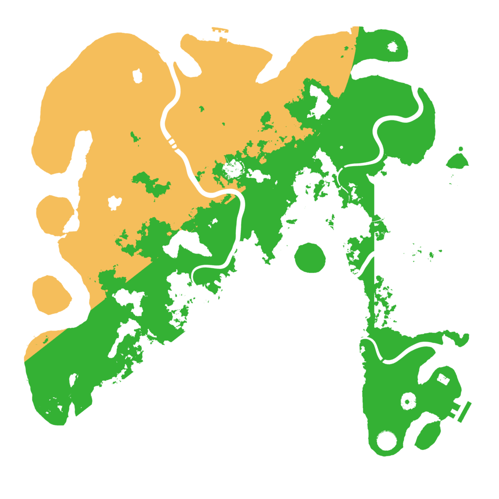 Biome Rust Map: Procedural Map, Size: 4500, Seed: 67578176