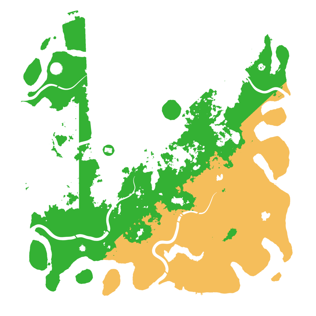 Biome Rust Map: Procedural Map, Size: 4500, Seed: 7719875