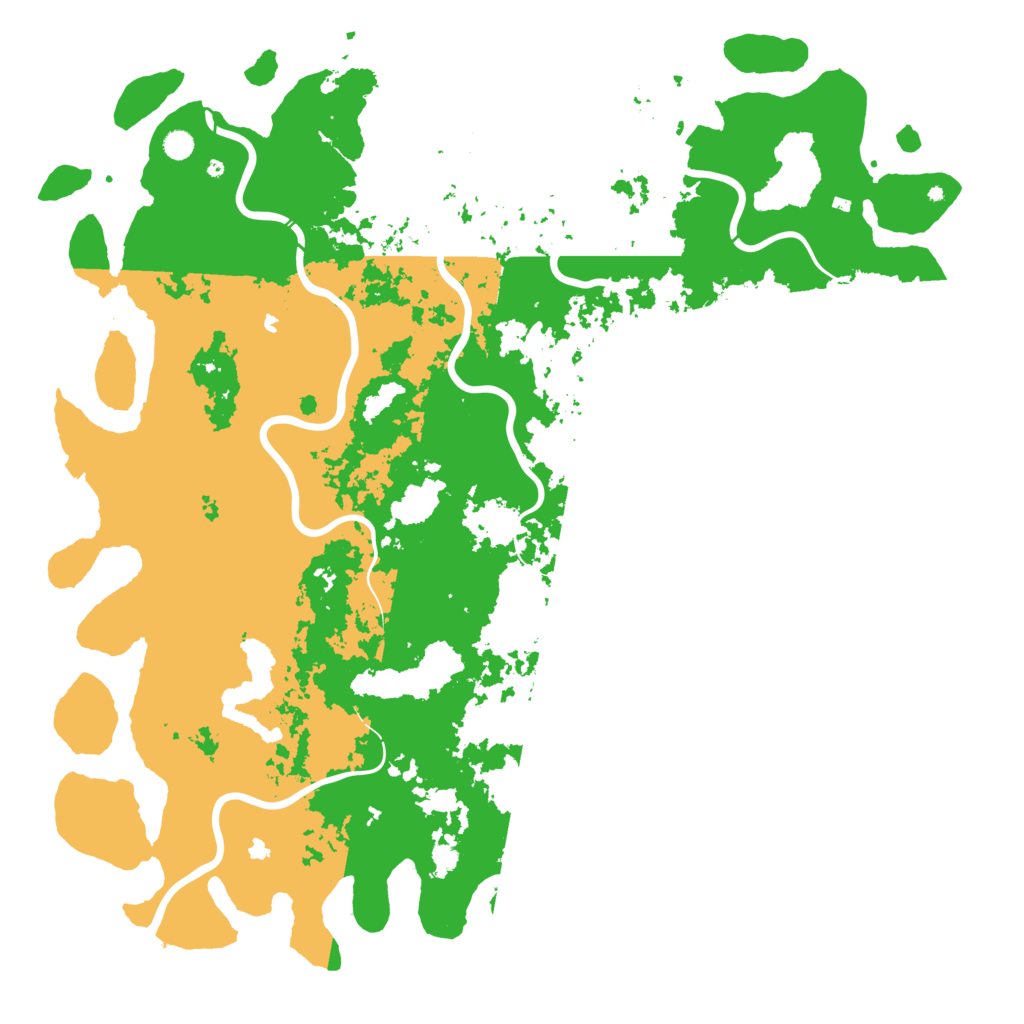 Biome Rust Map: Procedural Map, Size: 6000, Seed: 754153159