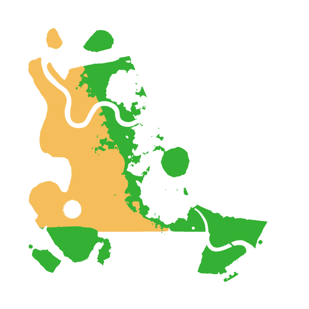 Biome Rust Map: Procedural Map, Size: 3000, Seed: 1521153281