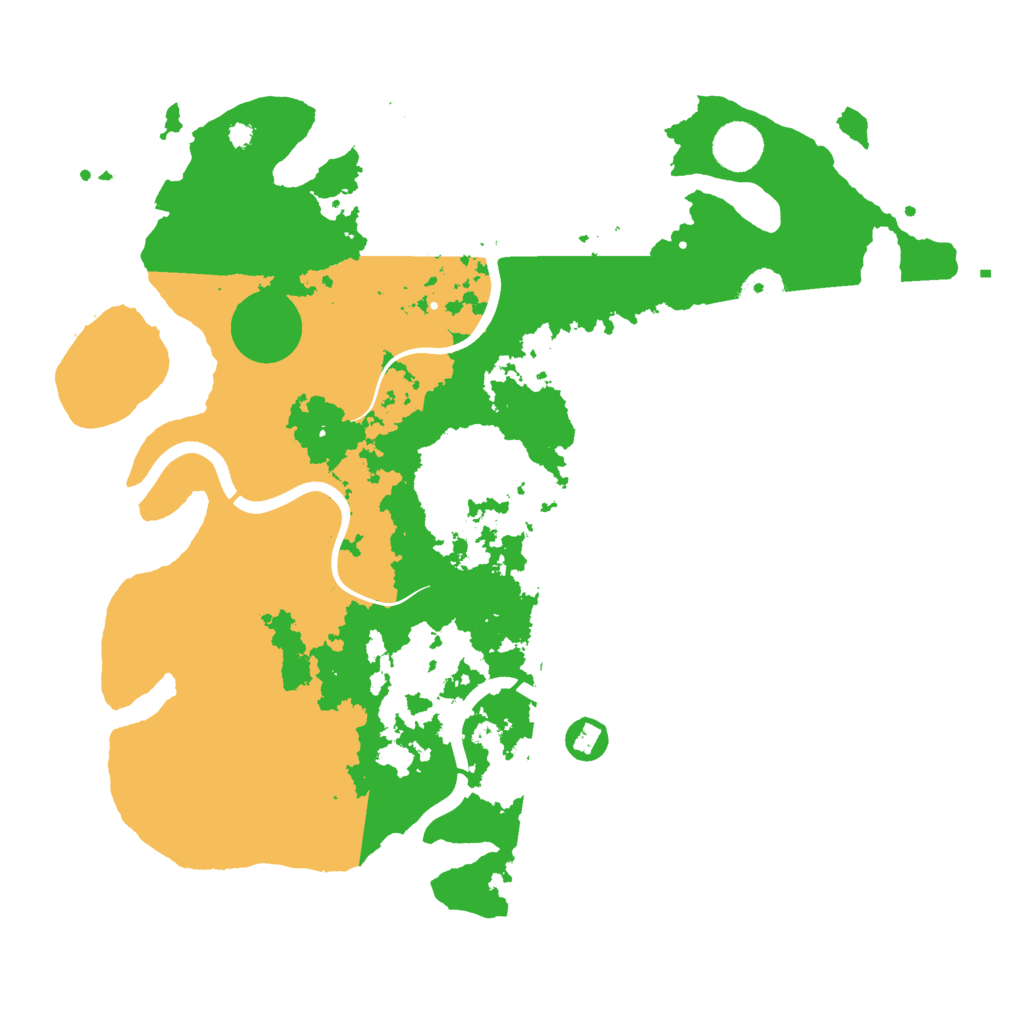 Biome Rust Map: Procedural Map, Size: 3800, Seed: 131841283