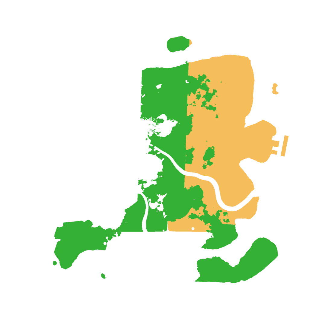 Biome Rust Map: Procedural Map, Size: 3000, Seed: 6548489