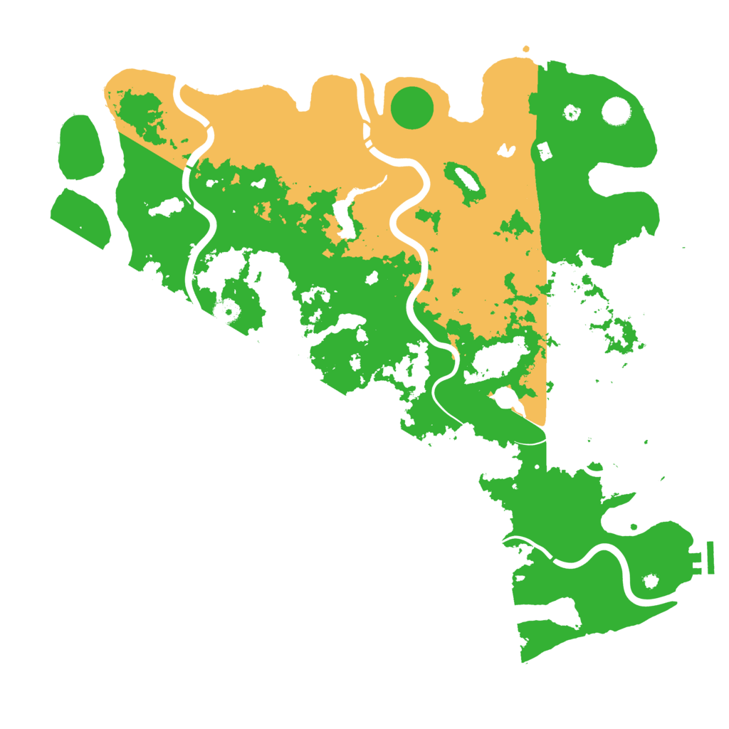 Biome Rust Map: Procedural Map, Size: 4500, Seed: 223842914