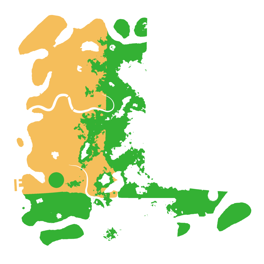 Biome Rust Map: Procedural Map, Size: 4500, Seed: 1720565292