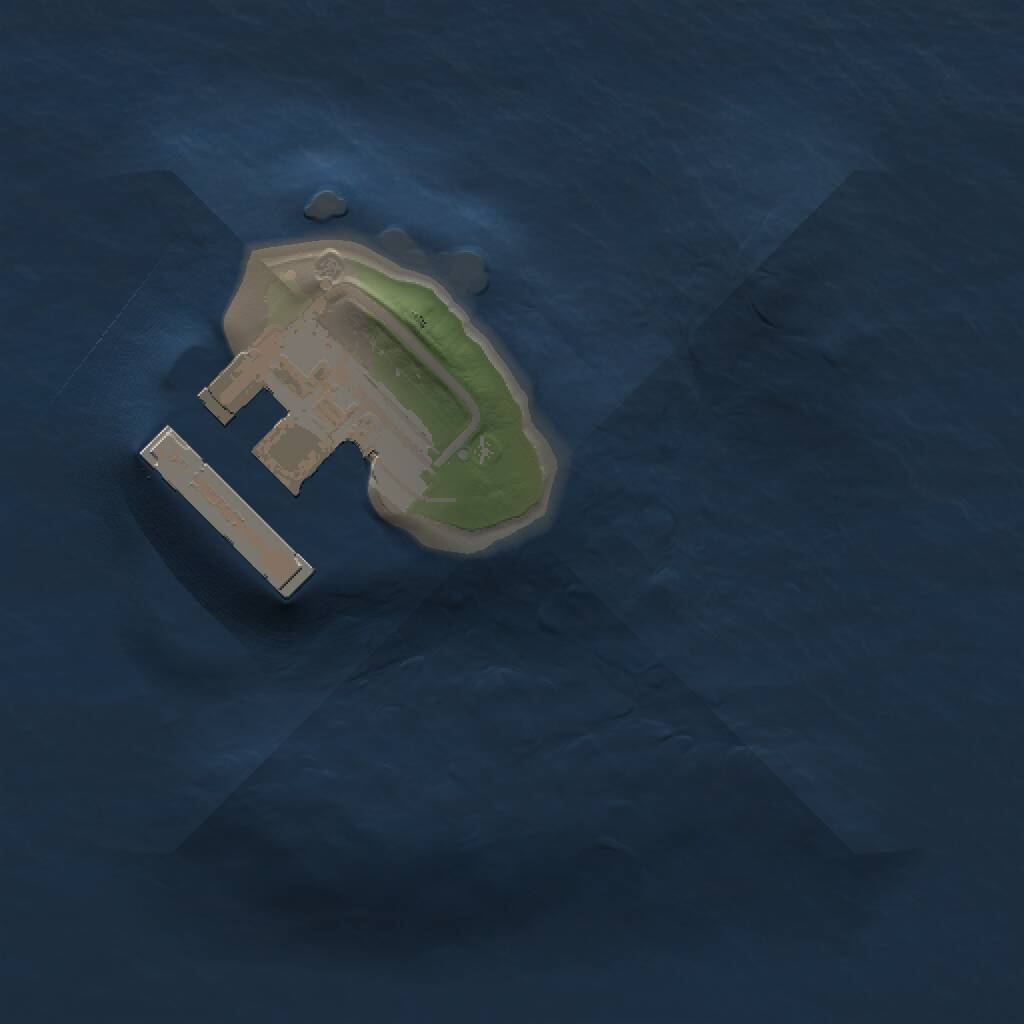 Rust Map: Procedural Map, Size: 1000, Seed: 2010000188, 2 Monuments