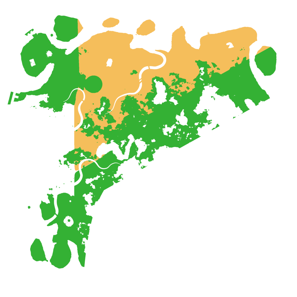 Biome Rust Map: Procedural Map, Size: 4500, Seed: 1921513452