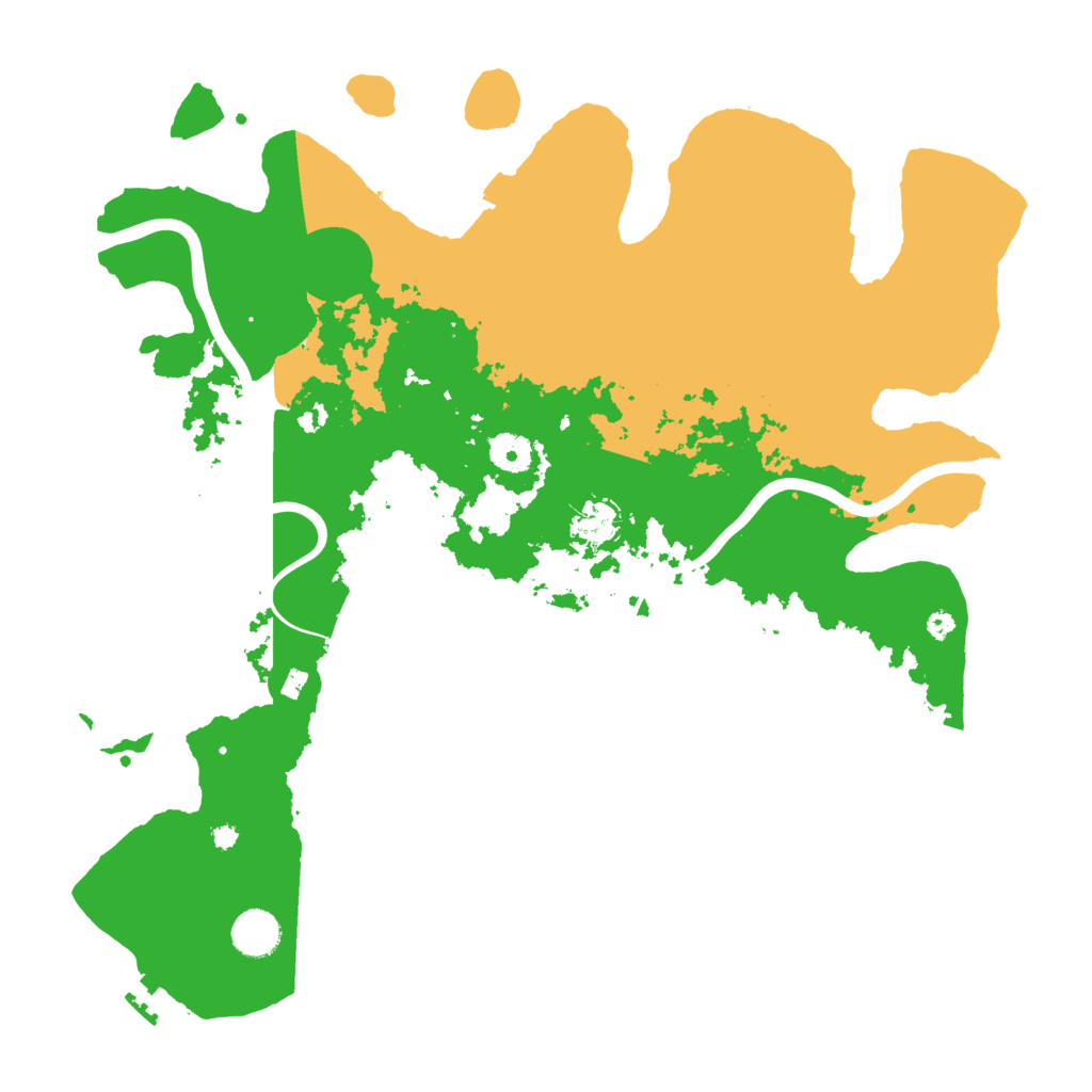 Biome Rust Map: Procedural Map, Size: 3999, Seed: 1303686814