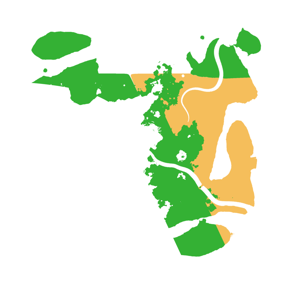 Biome Rust Map: Procedural Map, Size: 2950, Seed: 2950