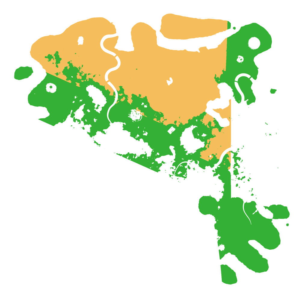 Biome Rust Map: Procedural Map, Size: 4500, Seed: 35824