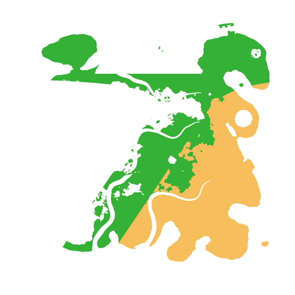 Biome Rust Map: Procedural Map, Size: 3000, Seed: 523567