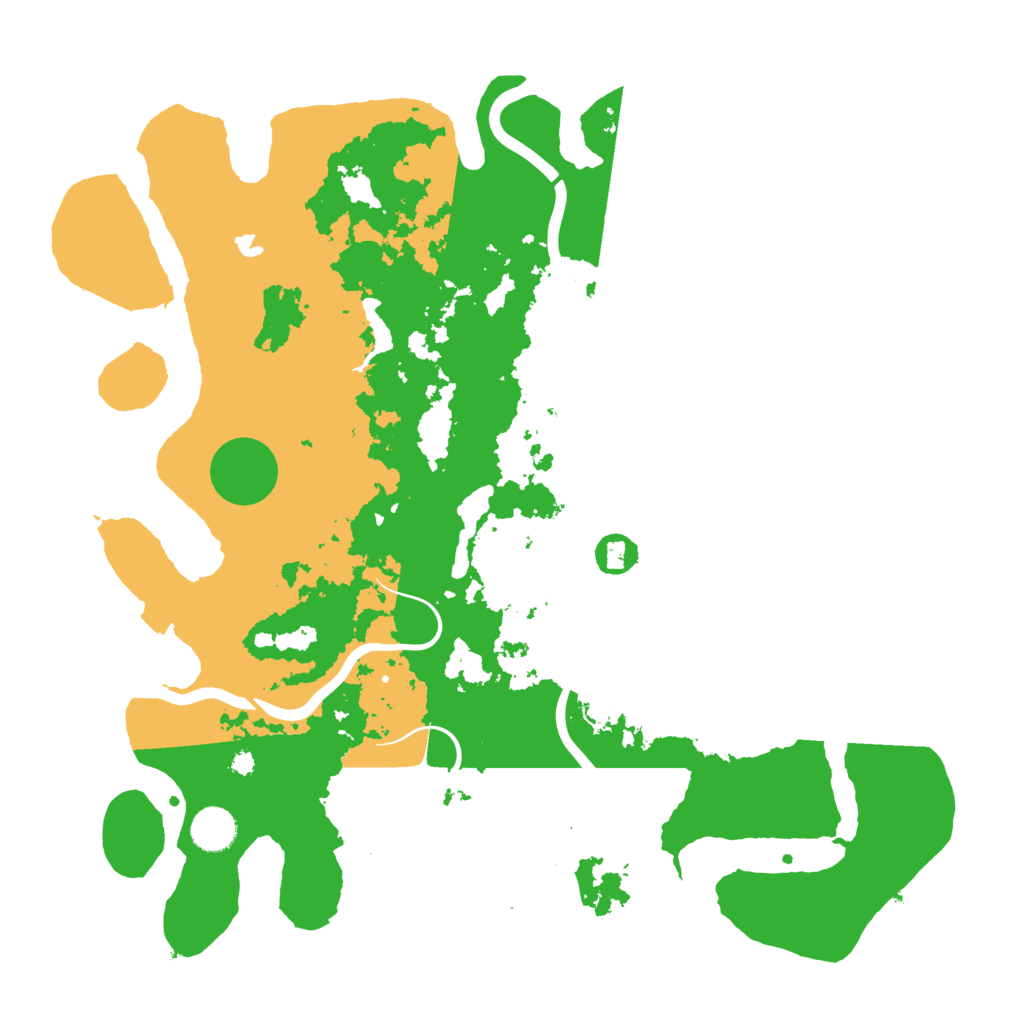 Biome Rust Map: Procedural Map, Size: 4000, Seed: 2024839334