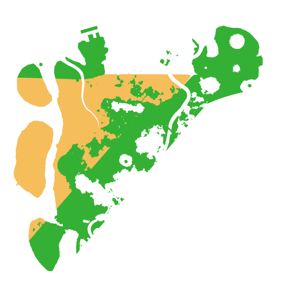 Biome Rust Map: Procedural Map, Size: 3500, Seed: 733175860