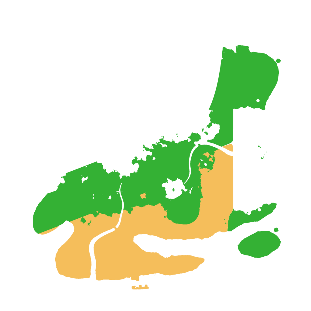 Biome Rust Map: Procedural Map, Size: 2800, Seed: 58116014