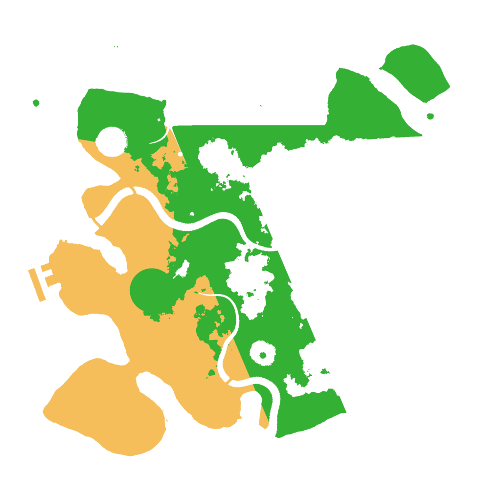 Biome Rust Map: Procedural Map, Size: 3000, Seed: 9623710