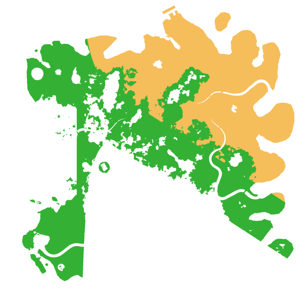 Biome Rust Map: Procedural Map, Size: 4500, Seed: 965290945