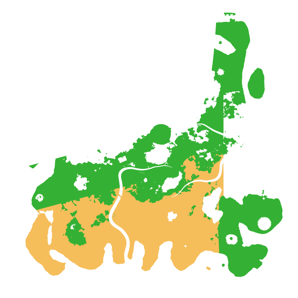 Biome Rust Map: Procedural Map, Size: 4000, Seed: 1391619846