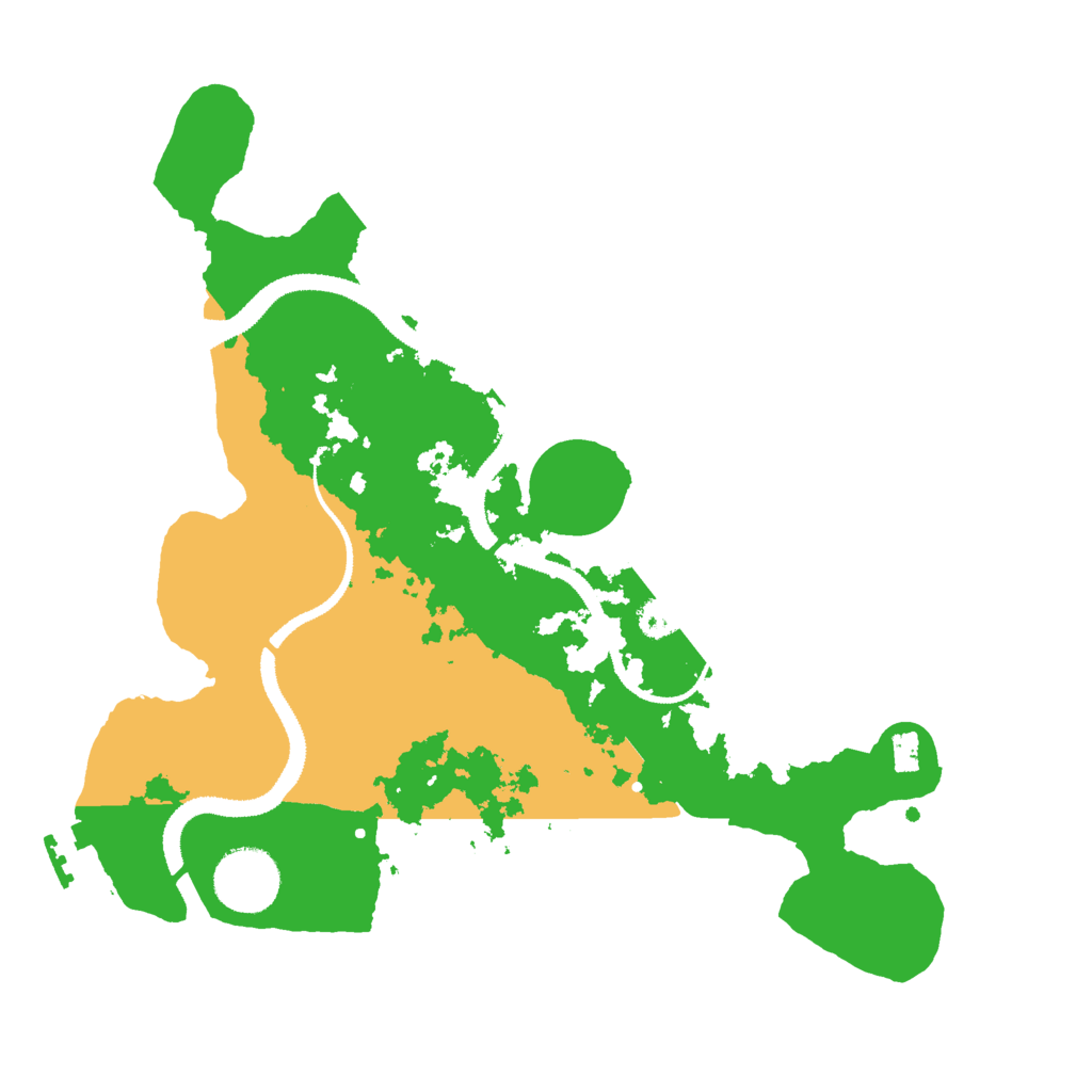 Biome Rust Map: Procedural Map, Size: 3000, Seed: 24119