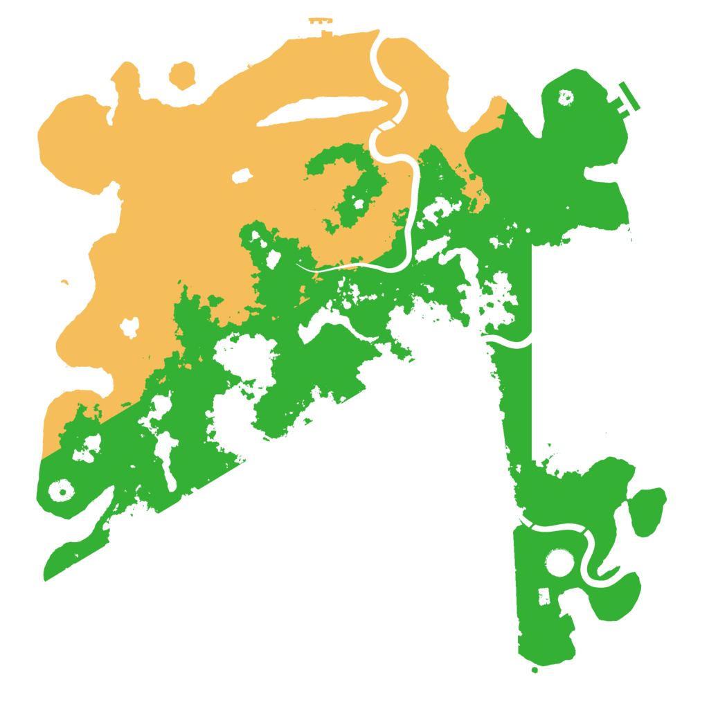 Biome Rust Map: Procedural Map, Size: 4500, Seed: 5563585