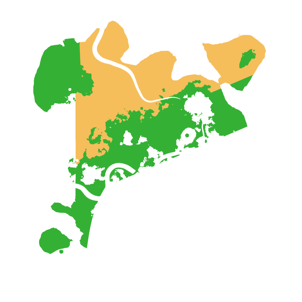 Biome Rust Map: Procedural Map, Size: 3000, Seed: 61532