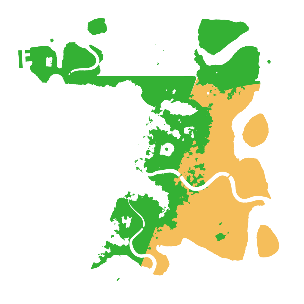 Biome Rust Map: Procedural Map, Size: 3500, Seed: 994861213