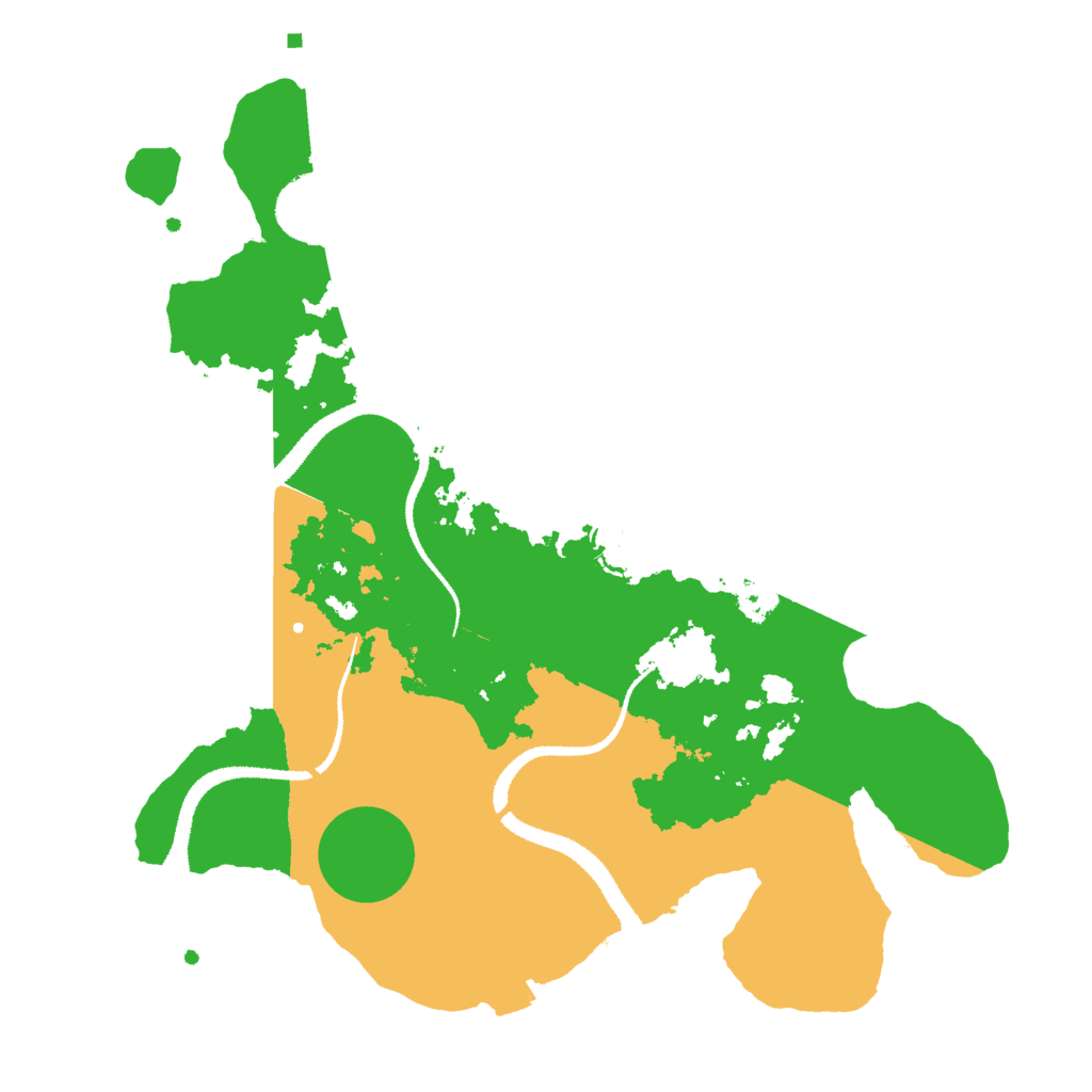 Biome Rust Map: Procedural Map, Size: 3000, Seed: 27032