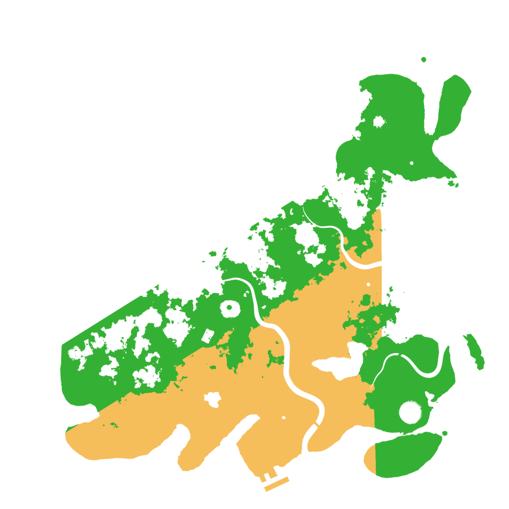 Biome Rust Map: Procedural Map, Size: 4000, Seed: 8018