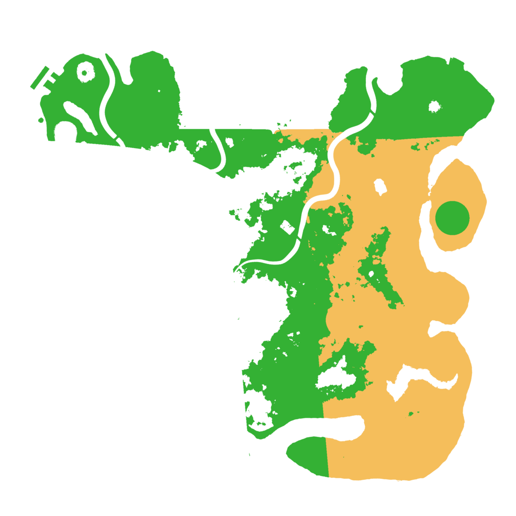 Biome Rust Map: Procedural Map, Size: 4000, Seed: 774166