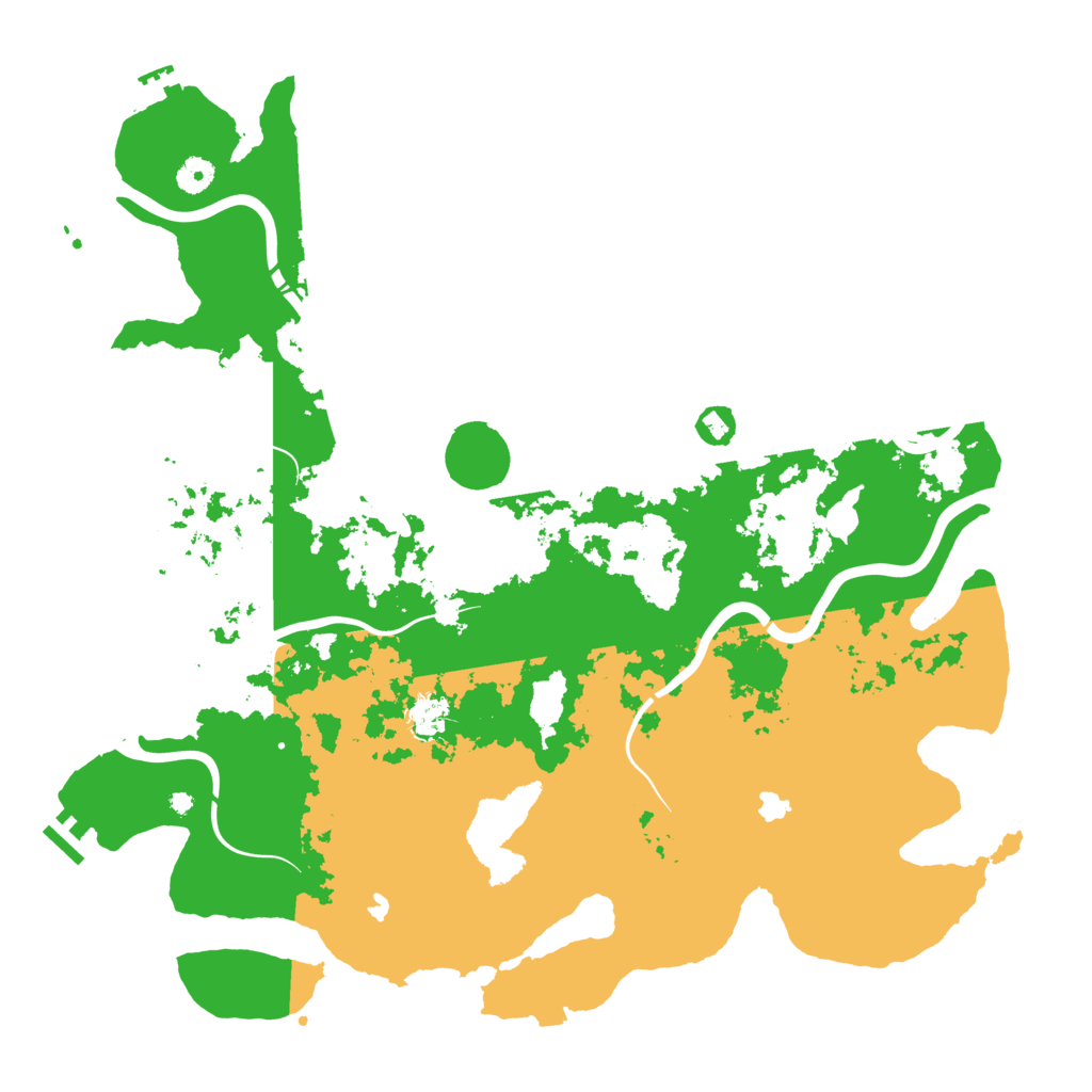 Biome Rust Map: Procedural Map, Size: 4500, Seed: 335553880