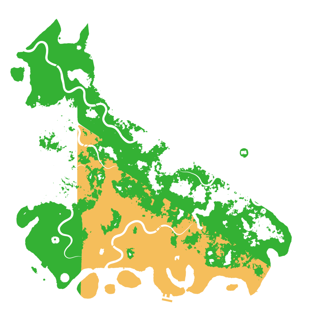 Biome Rust Map: Procedural Map, Size: 6000, Seed: 553896243