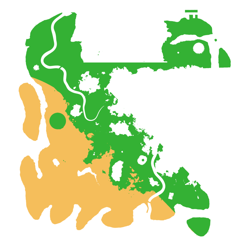 Biome Rust Map: Procedural Map, Size: 4000, Seed: 757252886