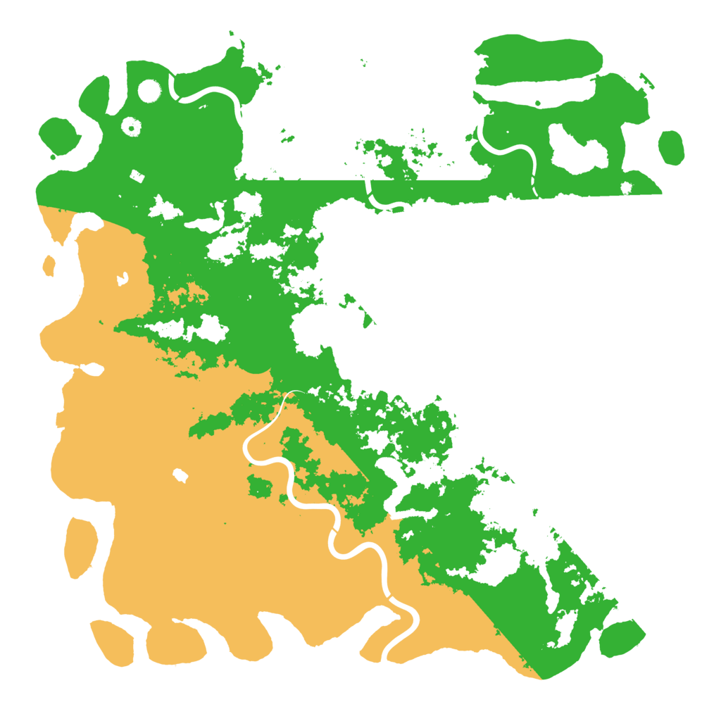 Biome Rust Map: Procedural Map, Size: 5500, Seed: 45122