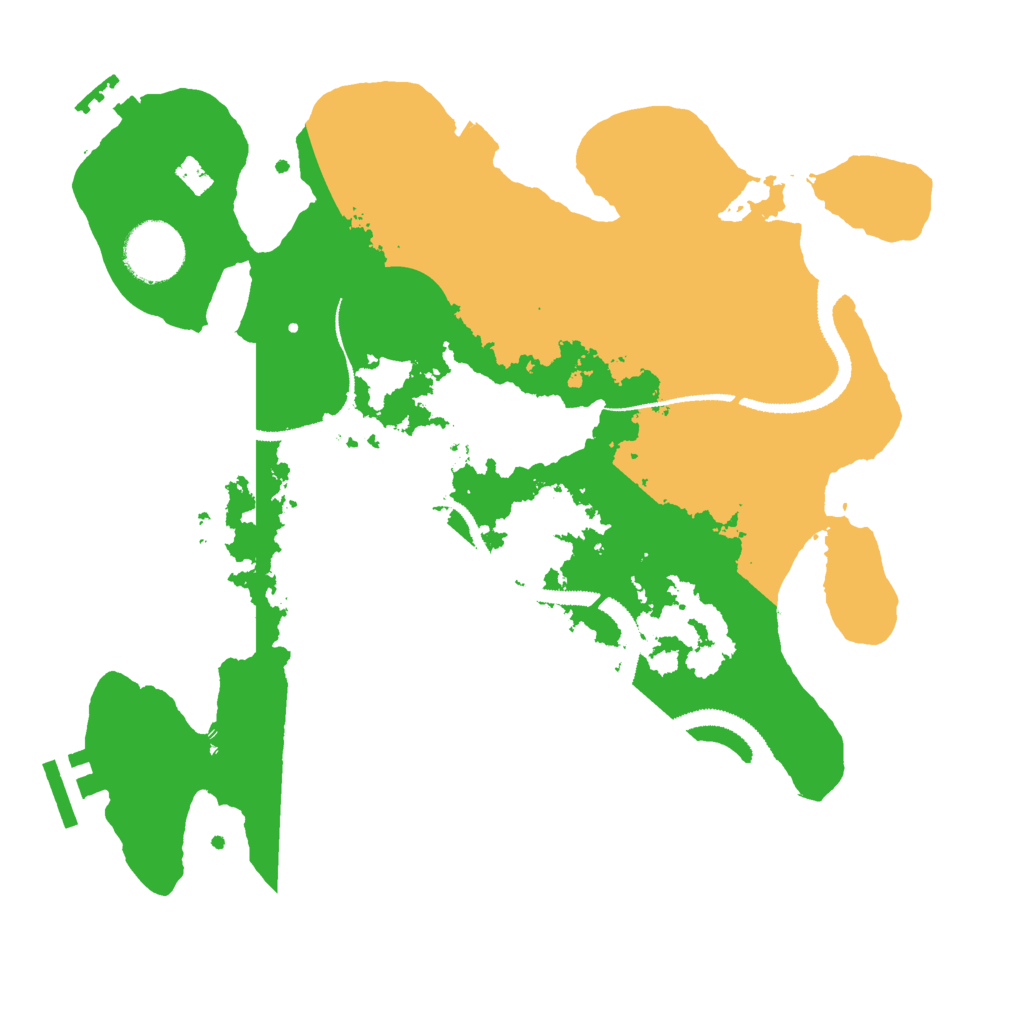 Biome Rust Map: Procedural Map, Size: 3000, Seed: 222846556