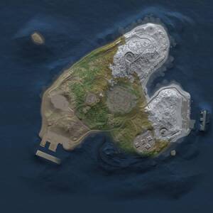 Thumbnail Rust Map: Procedural Map, Size: 1700, Seed: 1184921194, 5 Monuments