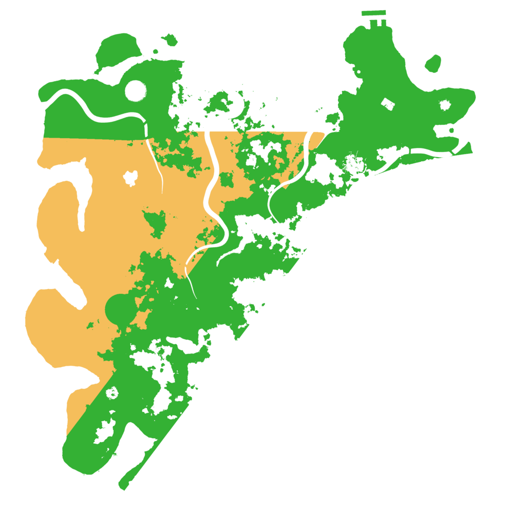 Biome Rust Map: Procedural Map, Size: 4400, Seed: 742953