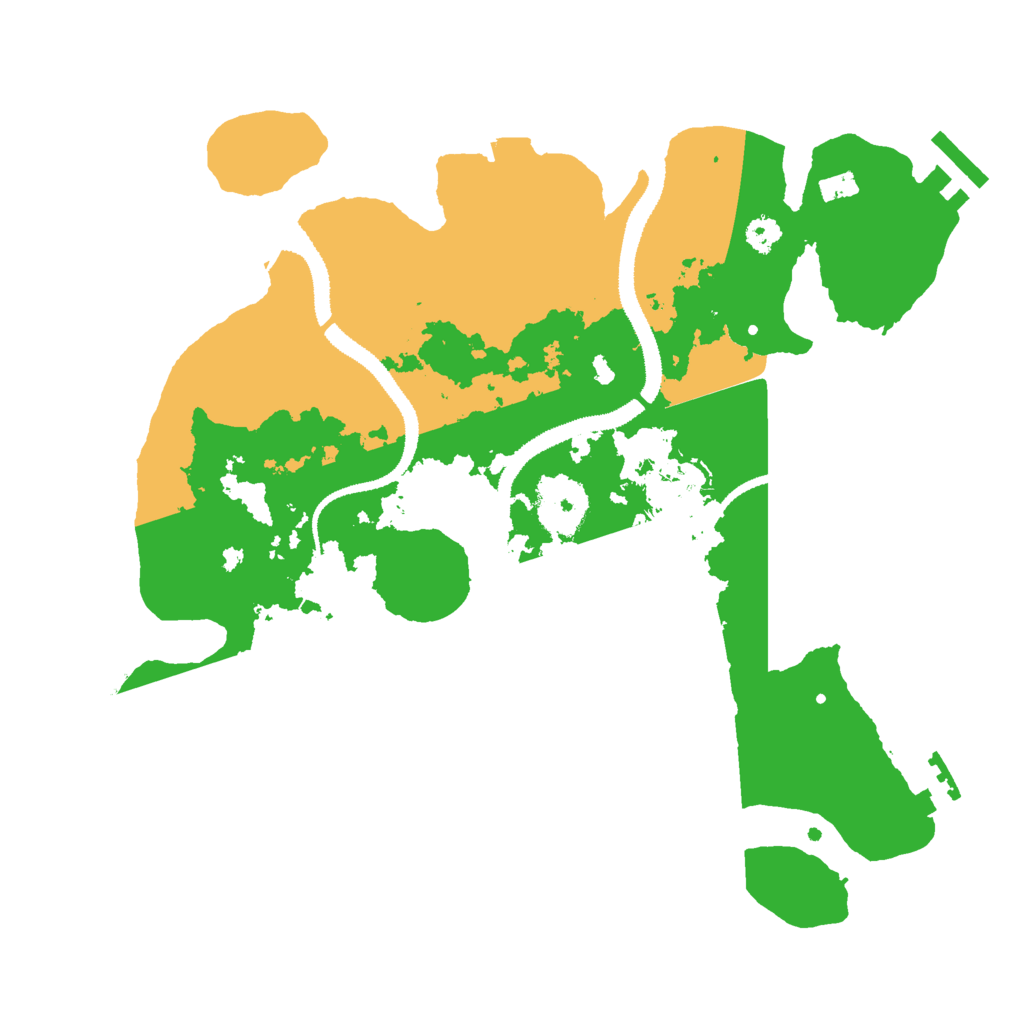 Biome Rust Map: Procedural Map, Size: 3000, Seed: 24982