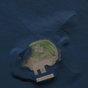 Thumbnail Rust Map: Procedural Map, Size: 1000, Seed: 1946877439, 2 Monuments