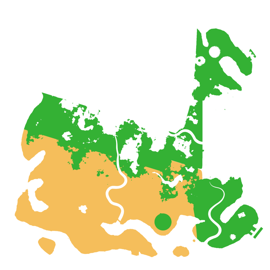 Biome Rust Map: Procedural Map, Size: 4200, Seed: 678808231