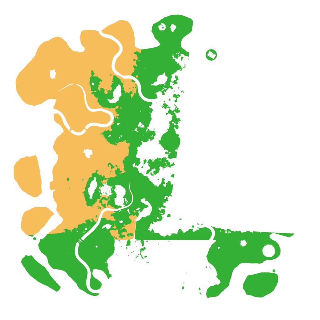 Biome Rust Map: Procedural Map, Size: 4500, Seed: 77856141