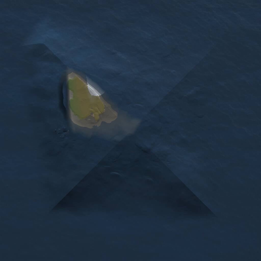 Rust Map: Procedural Map, Size: 1000, Seed: 1939542, 1 Monuments