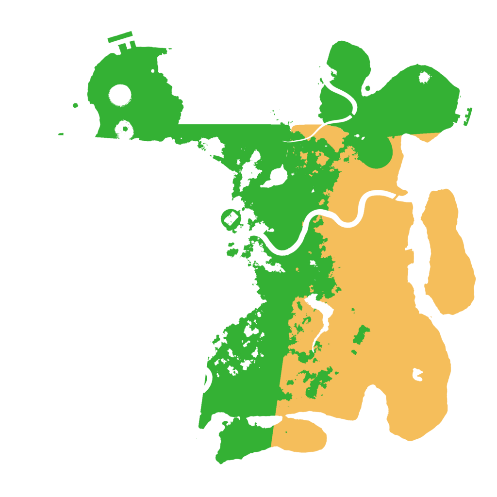 Biome Rust Map: Procedural Map, Size: 4000, Seed: 2009832719