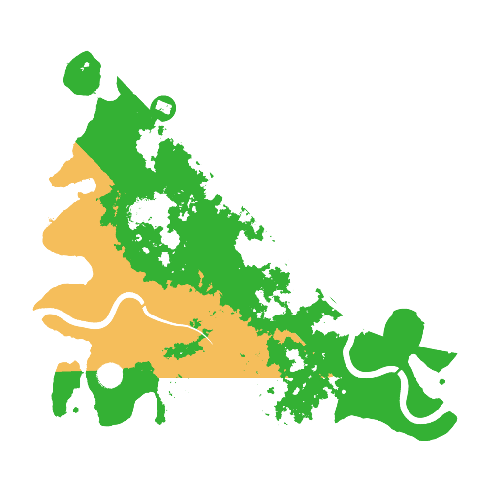 Biome Rust Map: Procedural Map, Size: 3500, Seed: 278976191