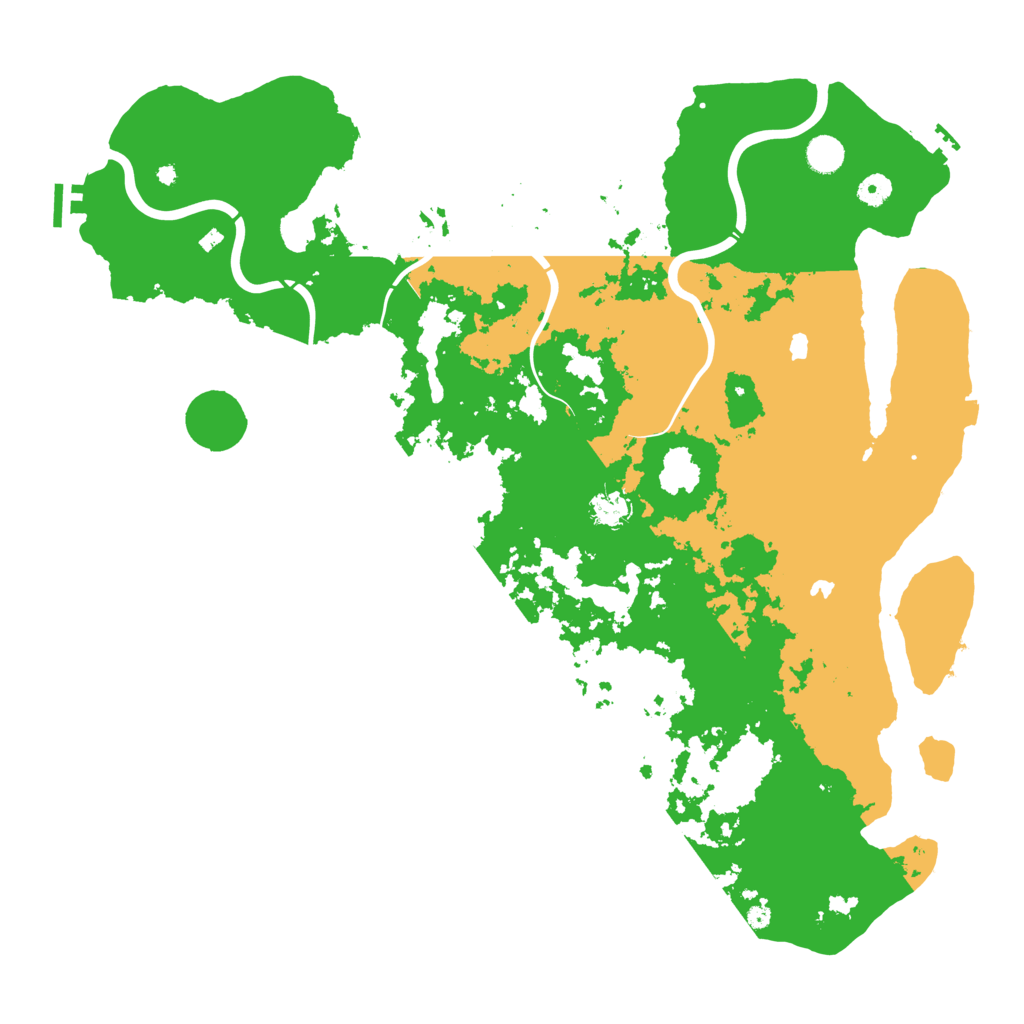 Biome Rust Map: Procedural Map, Size: 4750, Seed: 42434